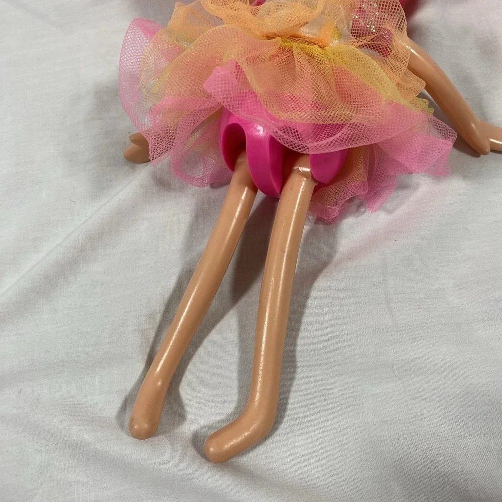 Lalaloopsy Sweetie Candy Ribbon Doll Neon Pink Orange, Large Size, 2014 Vintage